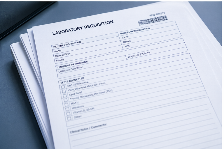 Healthcare technology and digital order processing